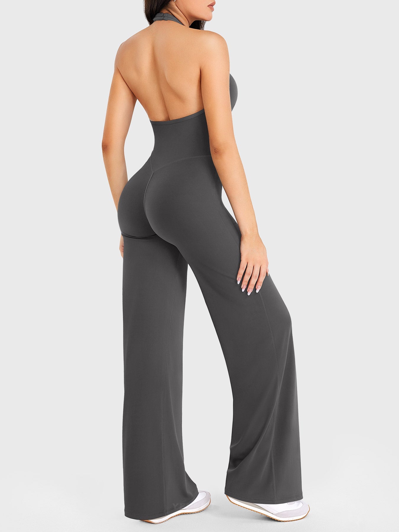 Yeoreo Cathylie Halter Straight Leg Jumpsuit