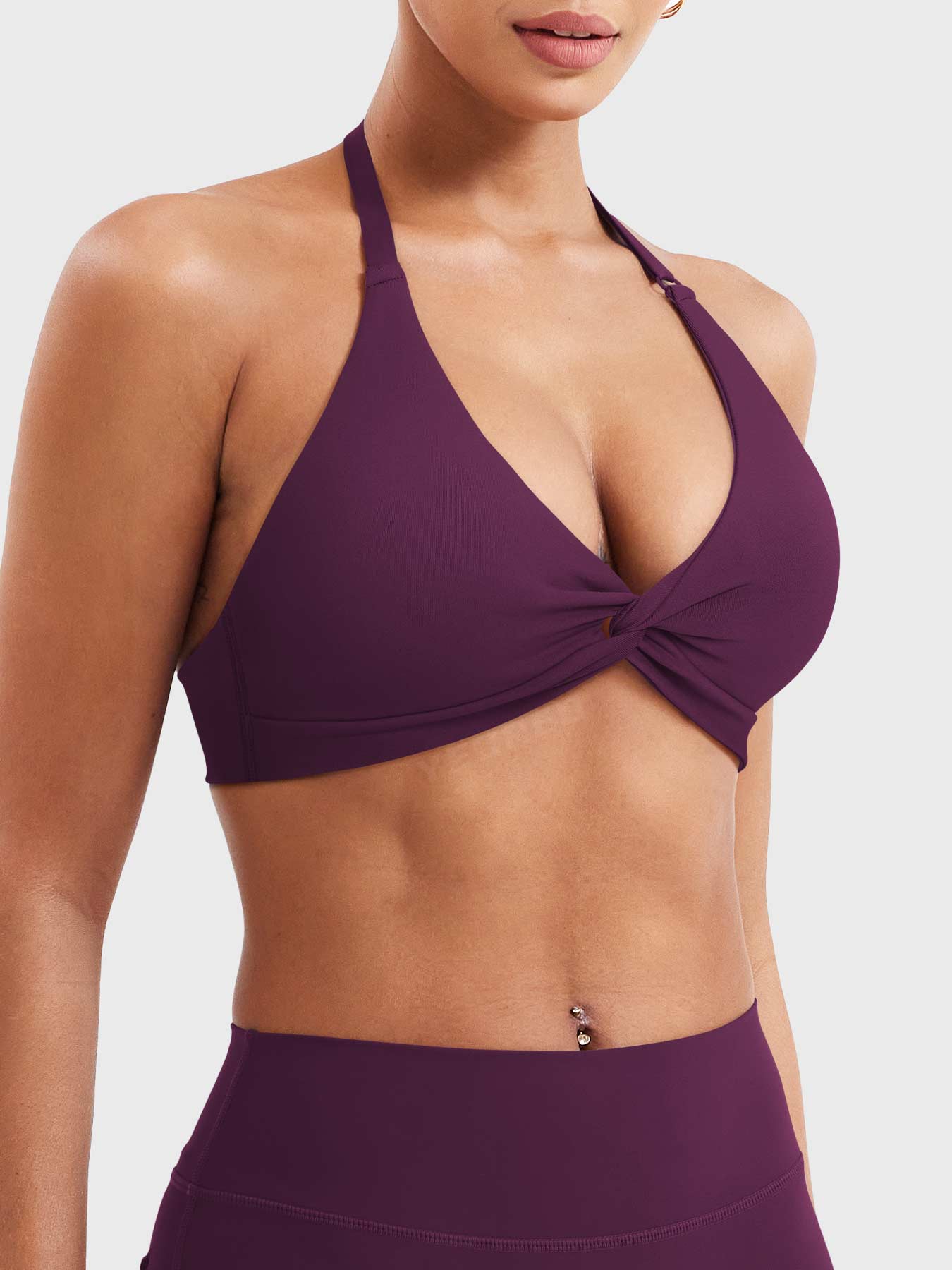 Vaeryn Melisy Halter Sports Bra