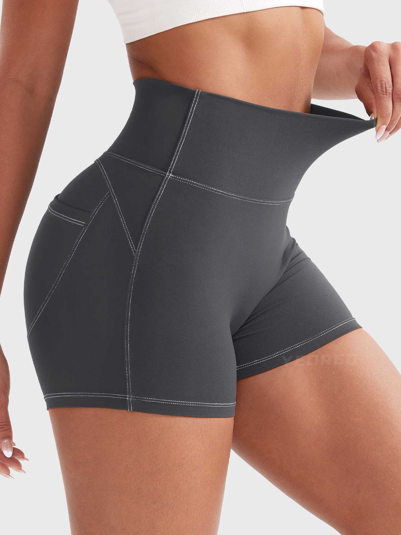 Yeoreo Astridy 3.6" Faux Denim Shorts