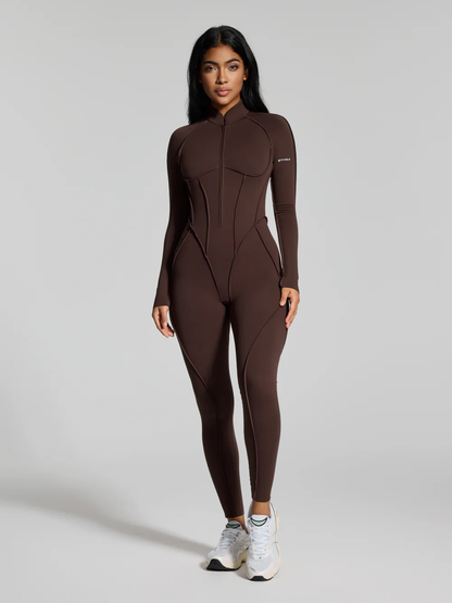 Vaeryn Sculpt Zip Catsuit