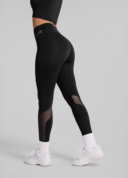 Vaeryn Sculpt Zip Mesh Leggings