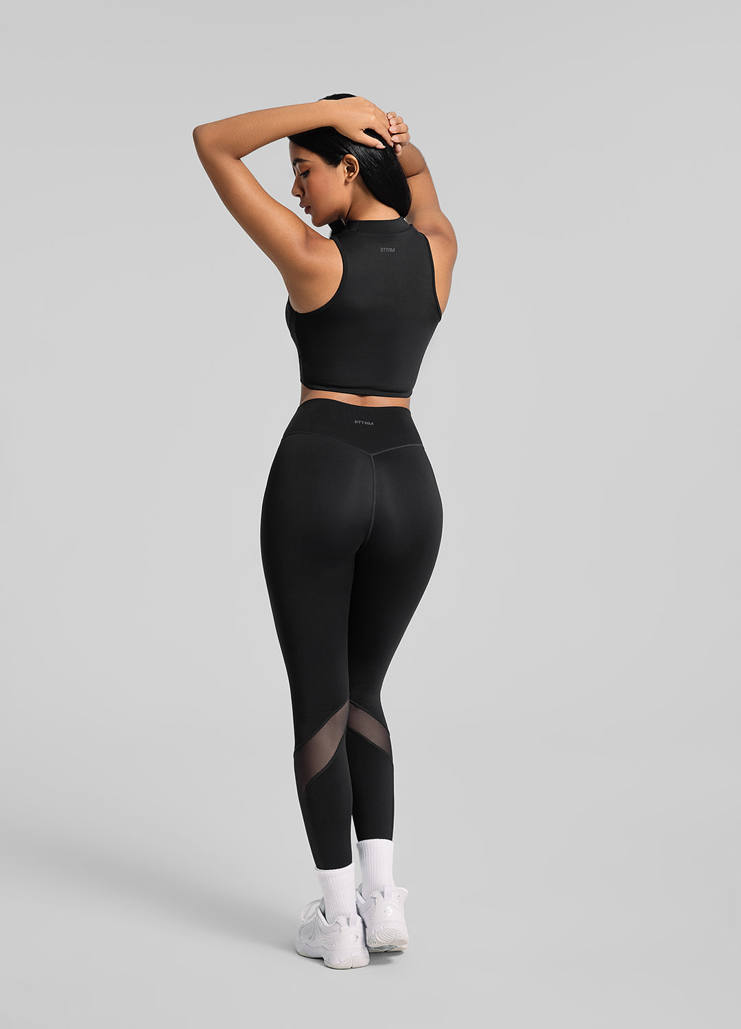 Vaeryn Sculpt Zip Mesh Leggings