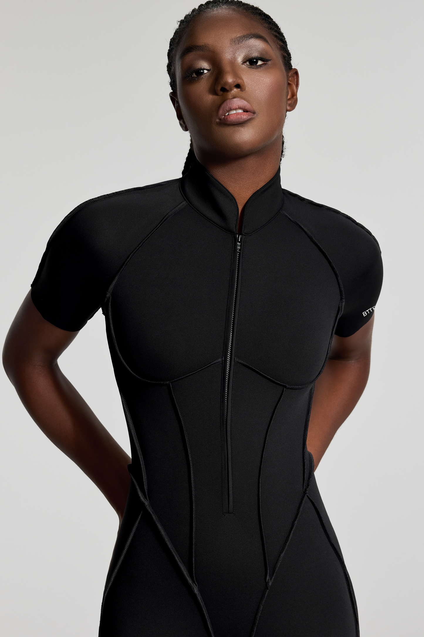 Vaeryn Sculpt Short Catsuit