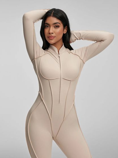 Vaeryn Sculpt Zip Catsuit