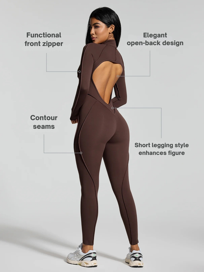 Vaeryn Sculpt Zip Catsuit