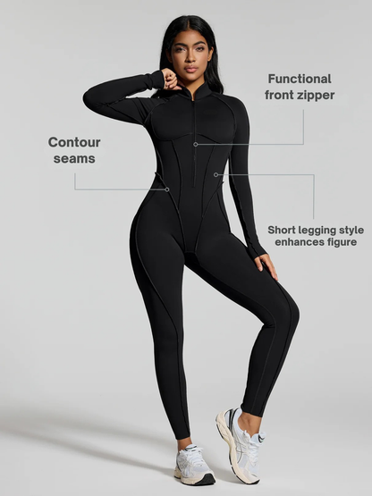 Vaeryn Sculpt Zip Catsuit