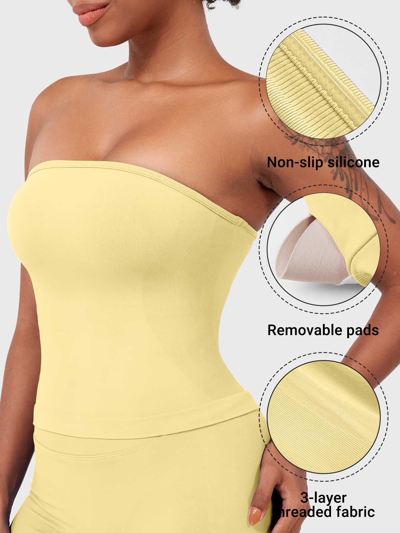 Vaeryn Zannie Seamless Tube Top