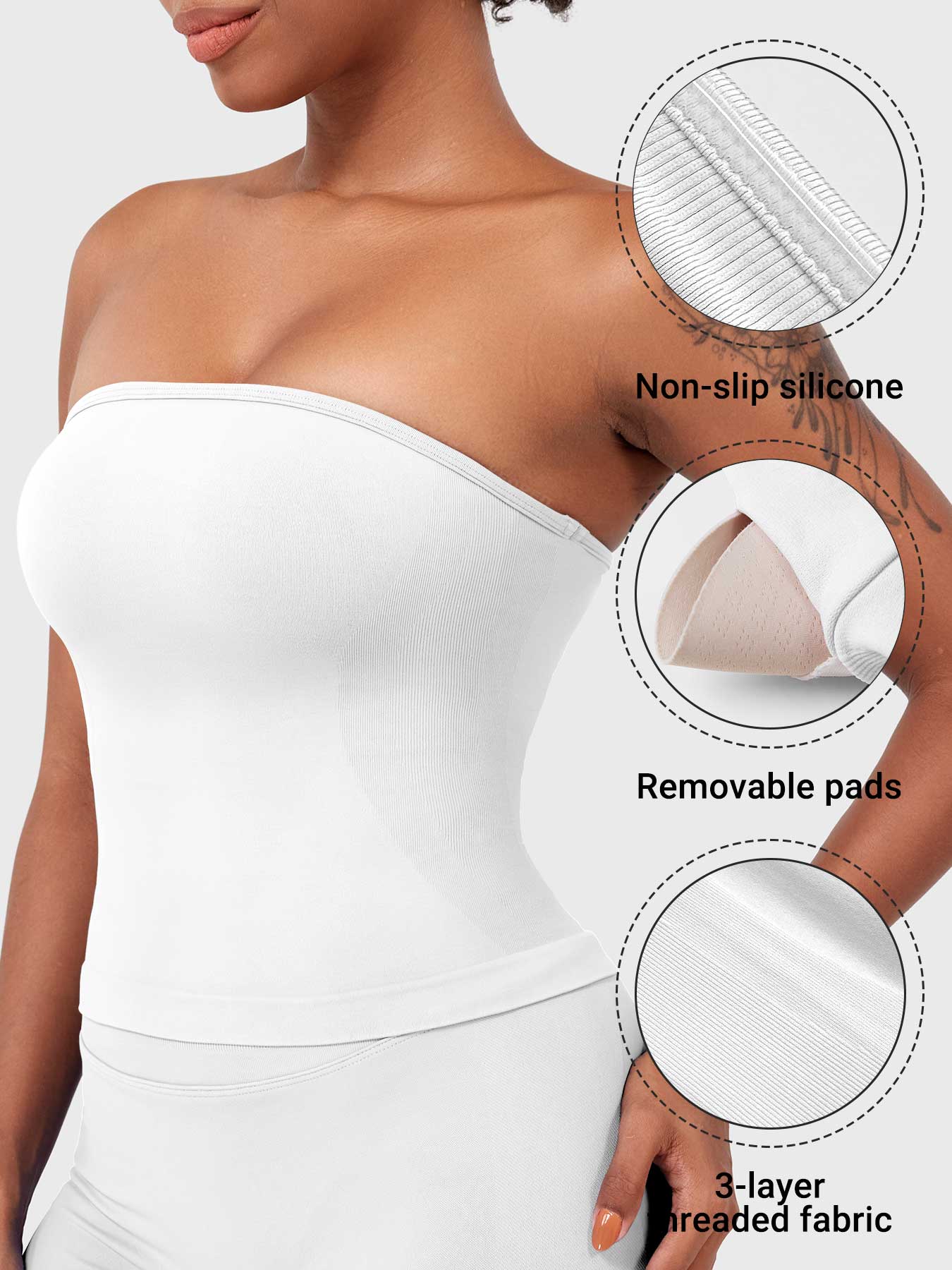 Vaeryn Zannie Seamless Tube Top