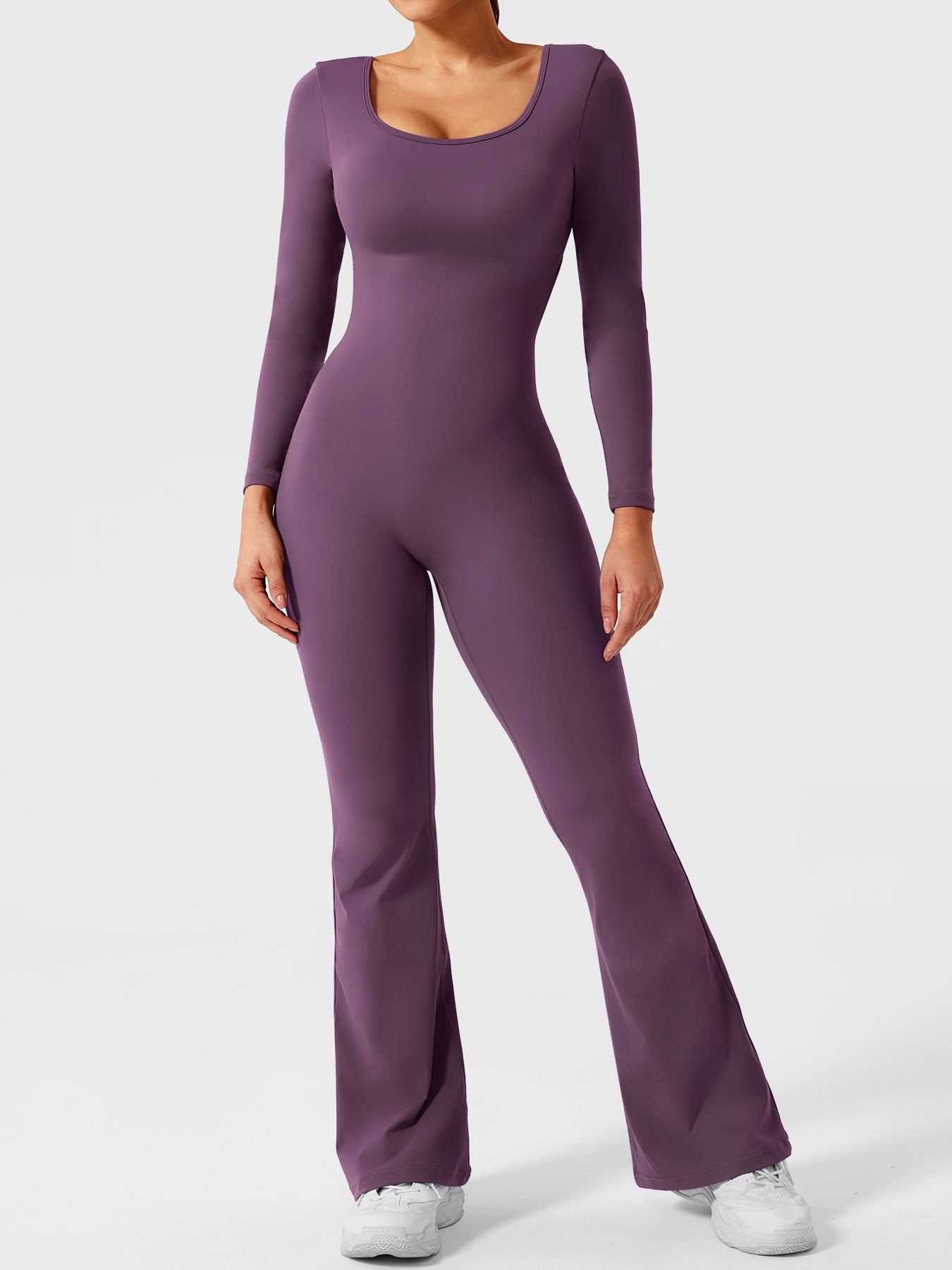 Vaeryn Lizvette Flared Long Sleeve Jumpsuit