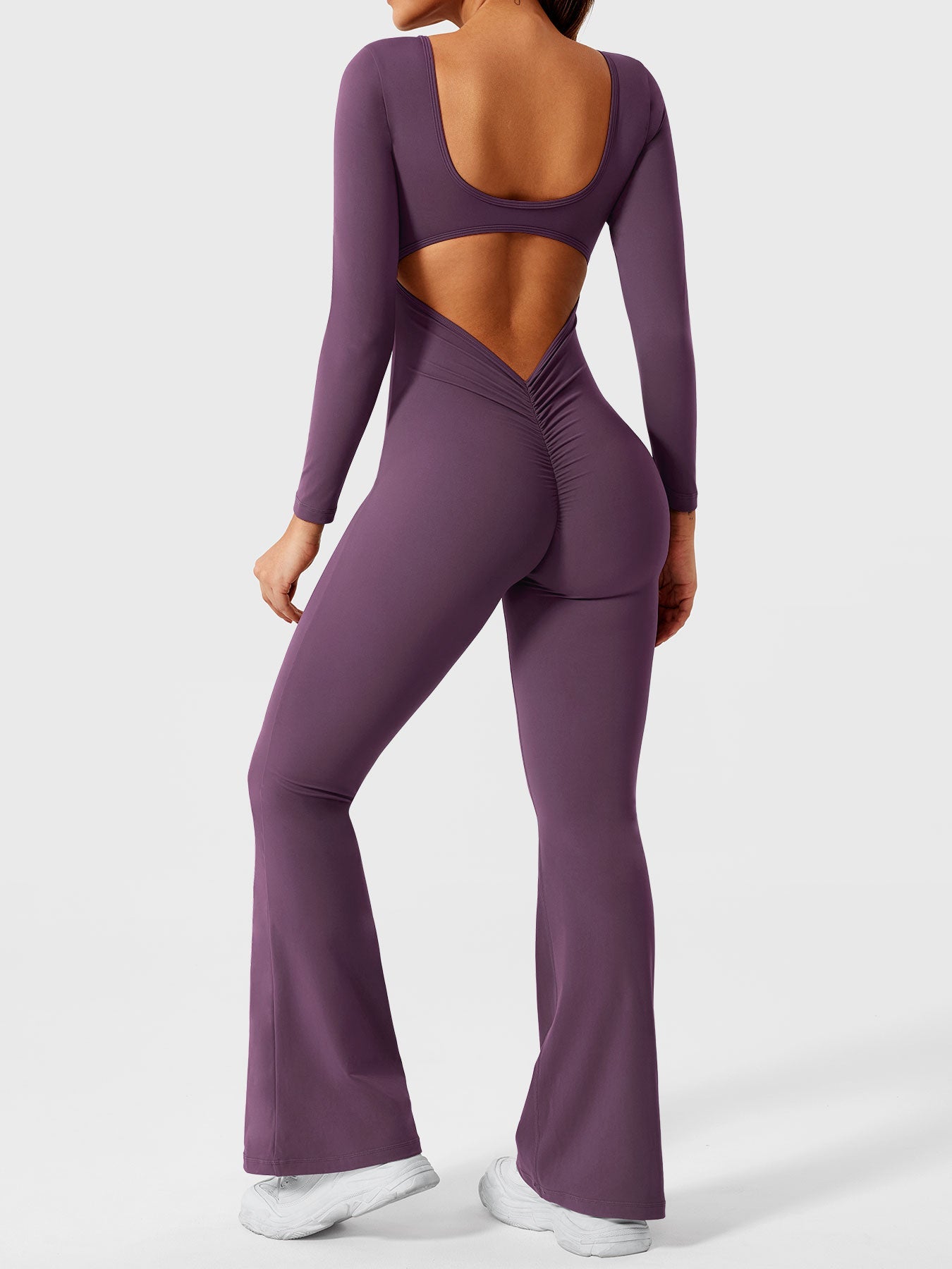 Vaeryn Lizvette Flared Long Sleeve Jumpsuit