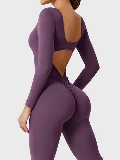 Vaeryn Lizvette Flared Long Sleeve Jumpsuit