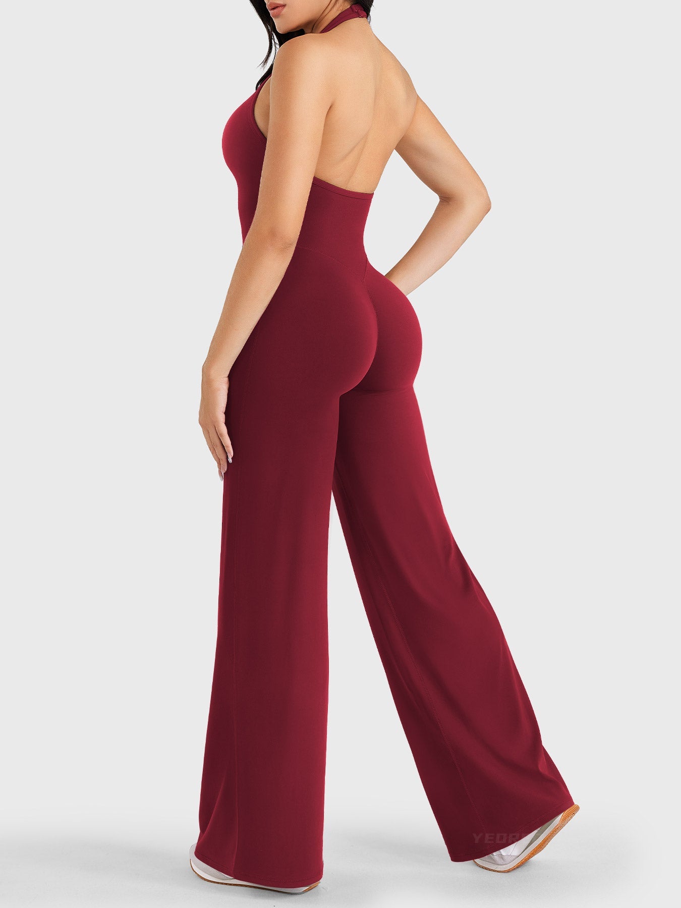 Yeoreo Cathylie Halter Straight Leg Jumpsuit