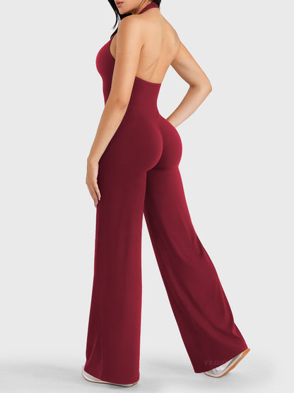 Yeoreo Cathylie Halter Straight Leg Jumpsuit