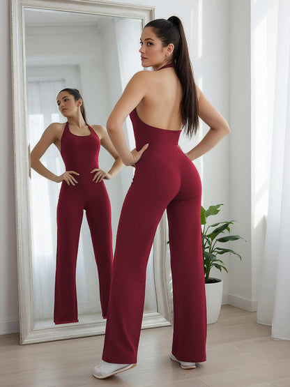 Yeoreo Cathylie Halter Straight Leg Jumpsuit