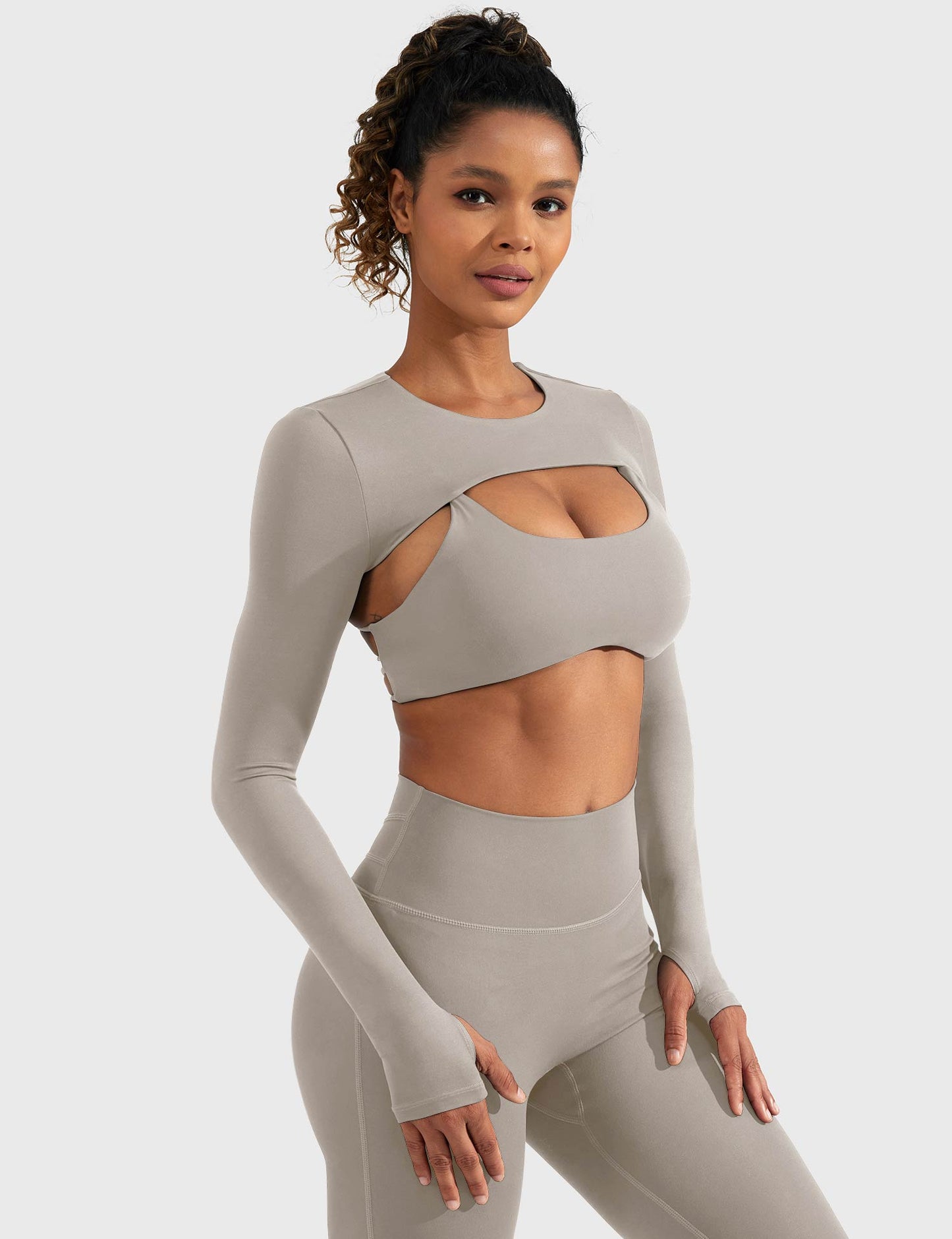 Yeoreo Crissy Long Sleeve Bolero Shrug
