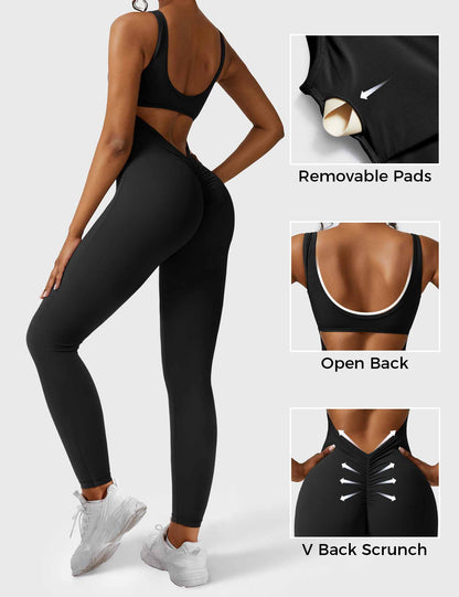 Vaeryn Lizvette V-Back Jumpsuit