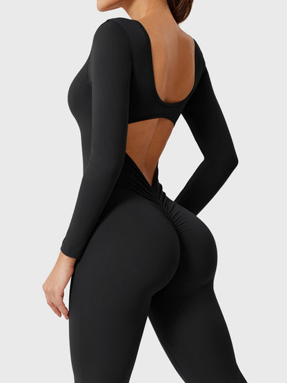 Vaeryn Lizvette Flared Long Sleeve Jumpsuit