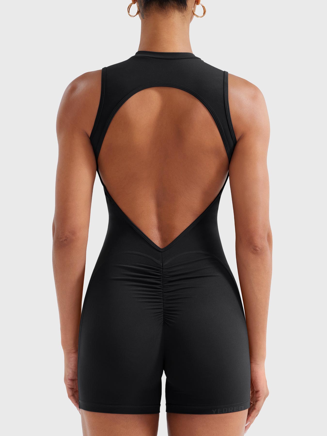Vaeryn Tessia Backless Scrunch Romper