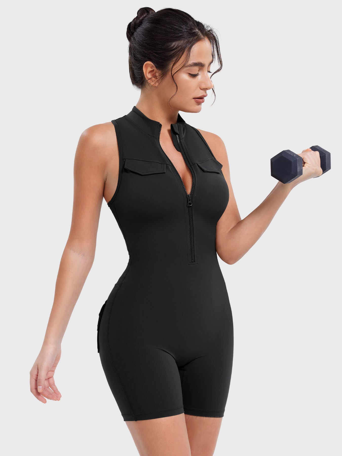 Vaeryn Samantha CoreFlex Romper with Pockets