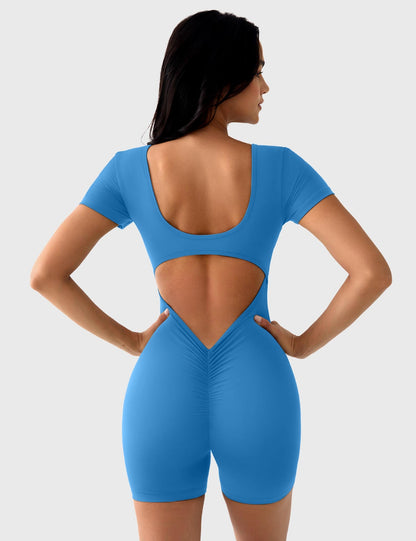 Vaeryn Lizvette Short Sleeves Romper