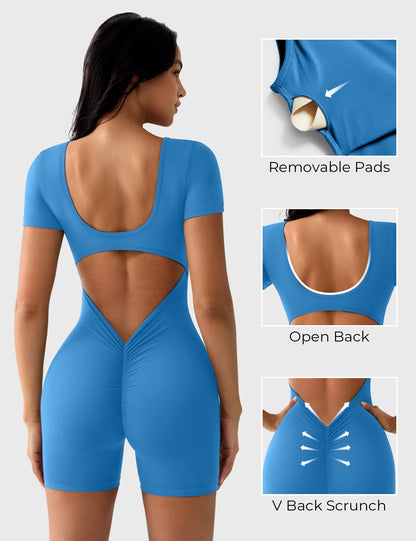 Vaeryn Lizvette Short Sleeves Romper