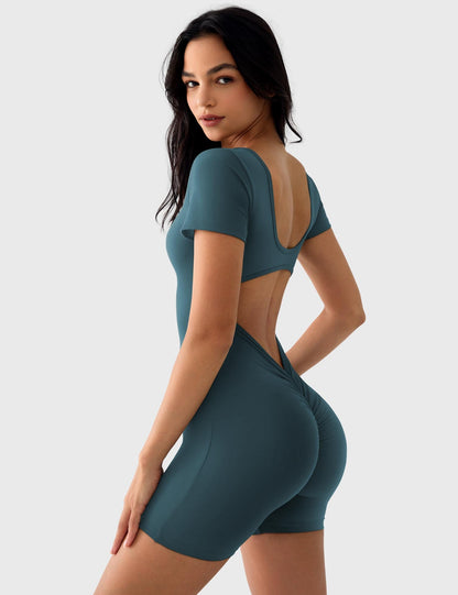 Vaeryn Lizvette Short Sleeves Romper