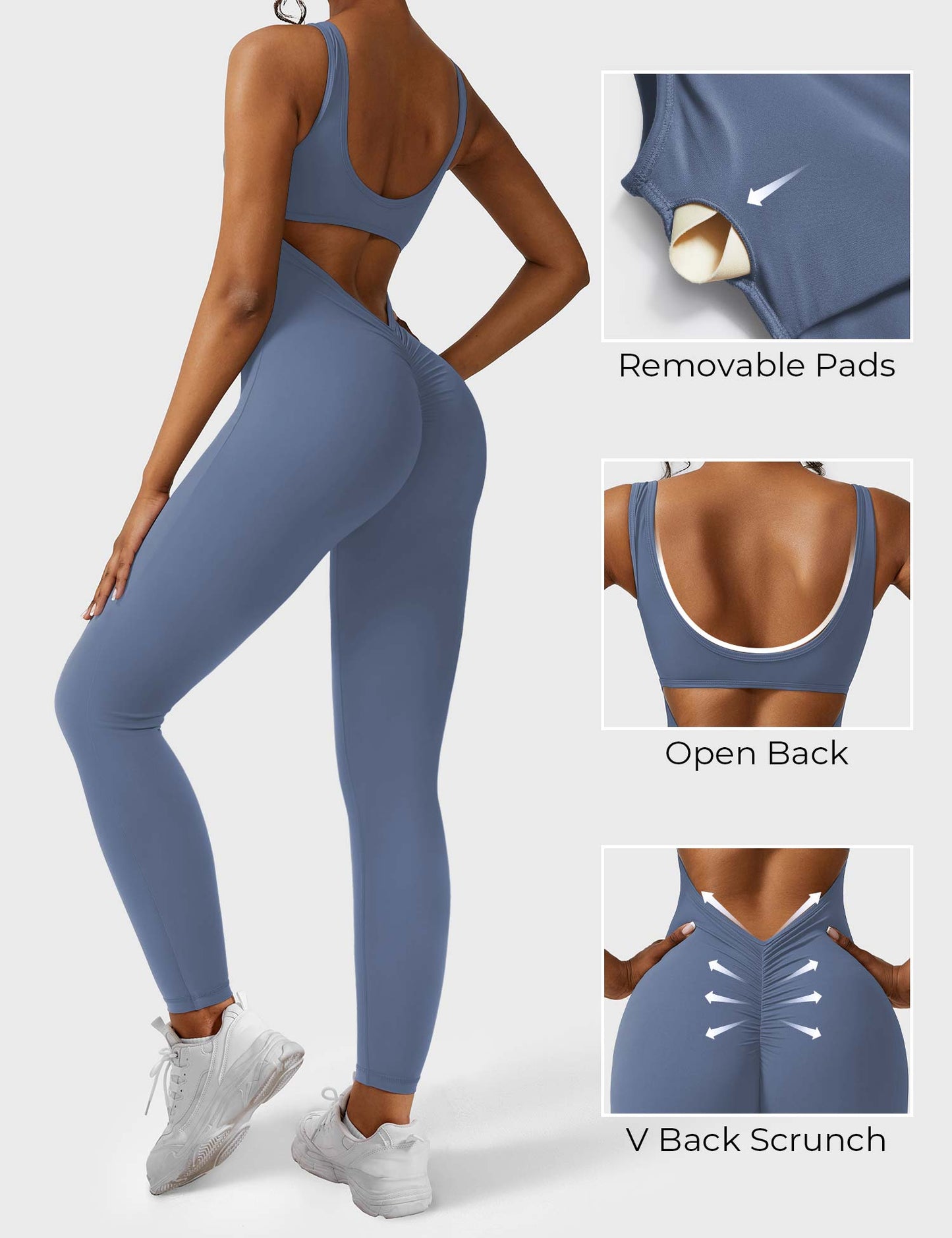 Vaeryn Lizvette V-Back Jumpsuit