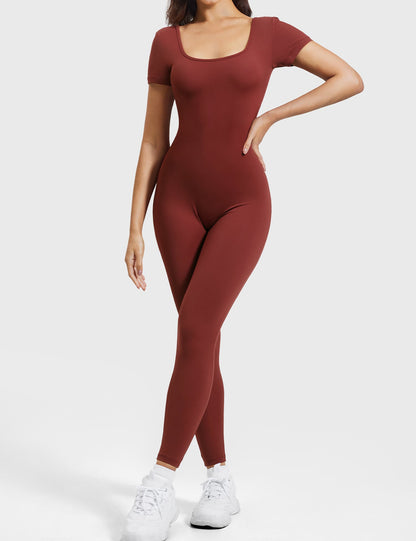 Vaeryn Lizvette Short Sleeves Jumpsuit