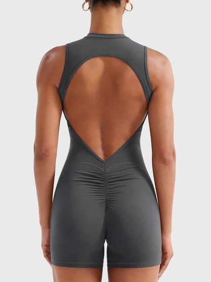 Vaeryn Tessia Backless Scrunch Romper