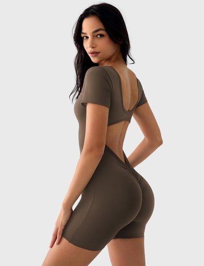 Vaeryn Lizvette Short Sleeves Romper