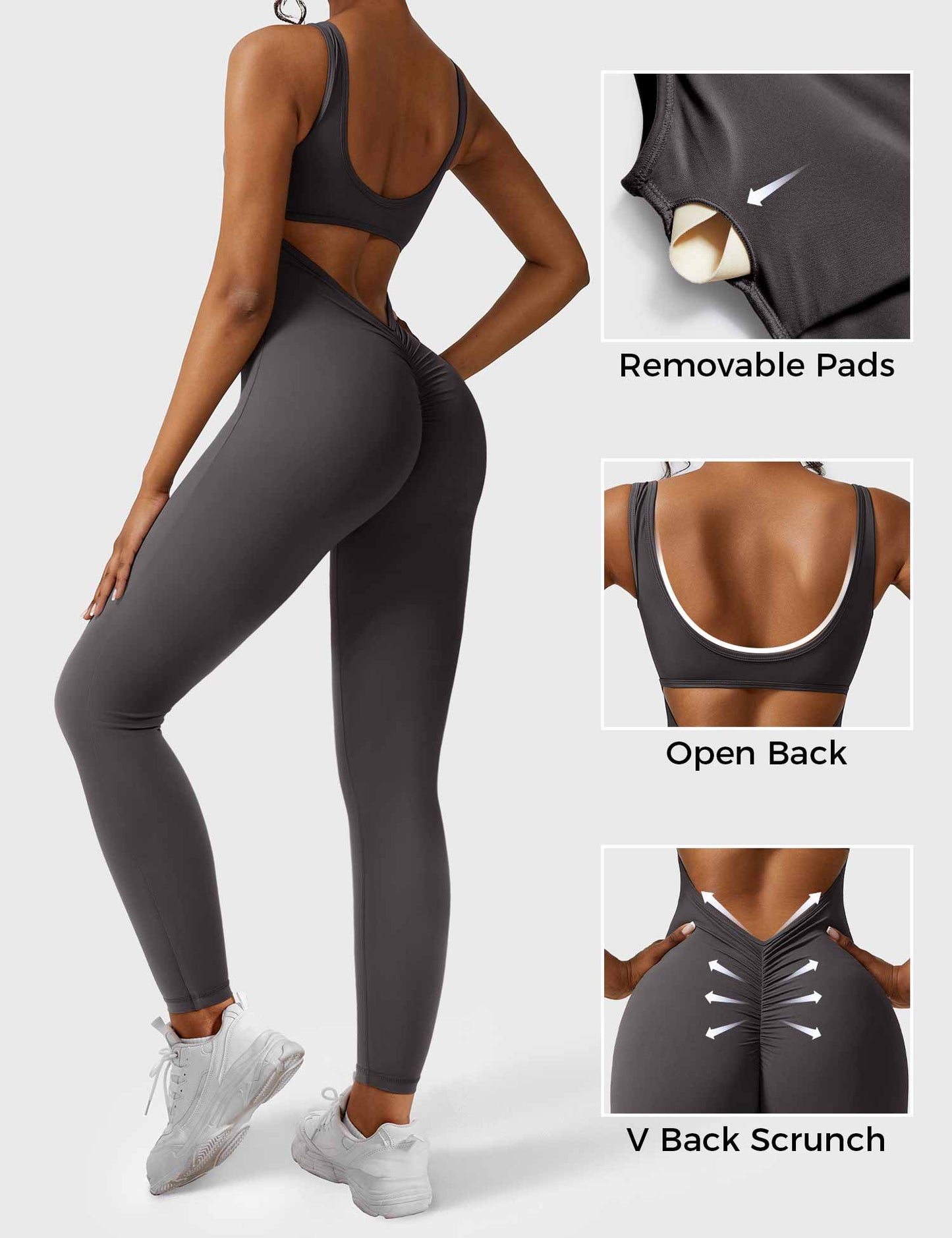 Vaeryn Lizvette V-Back Jumpsuit