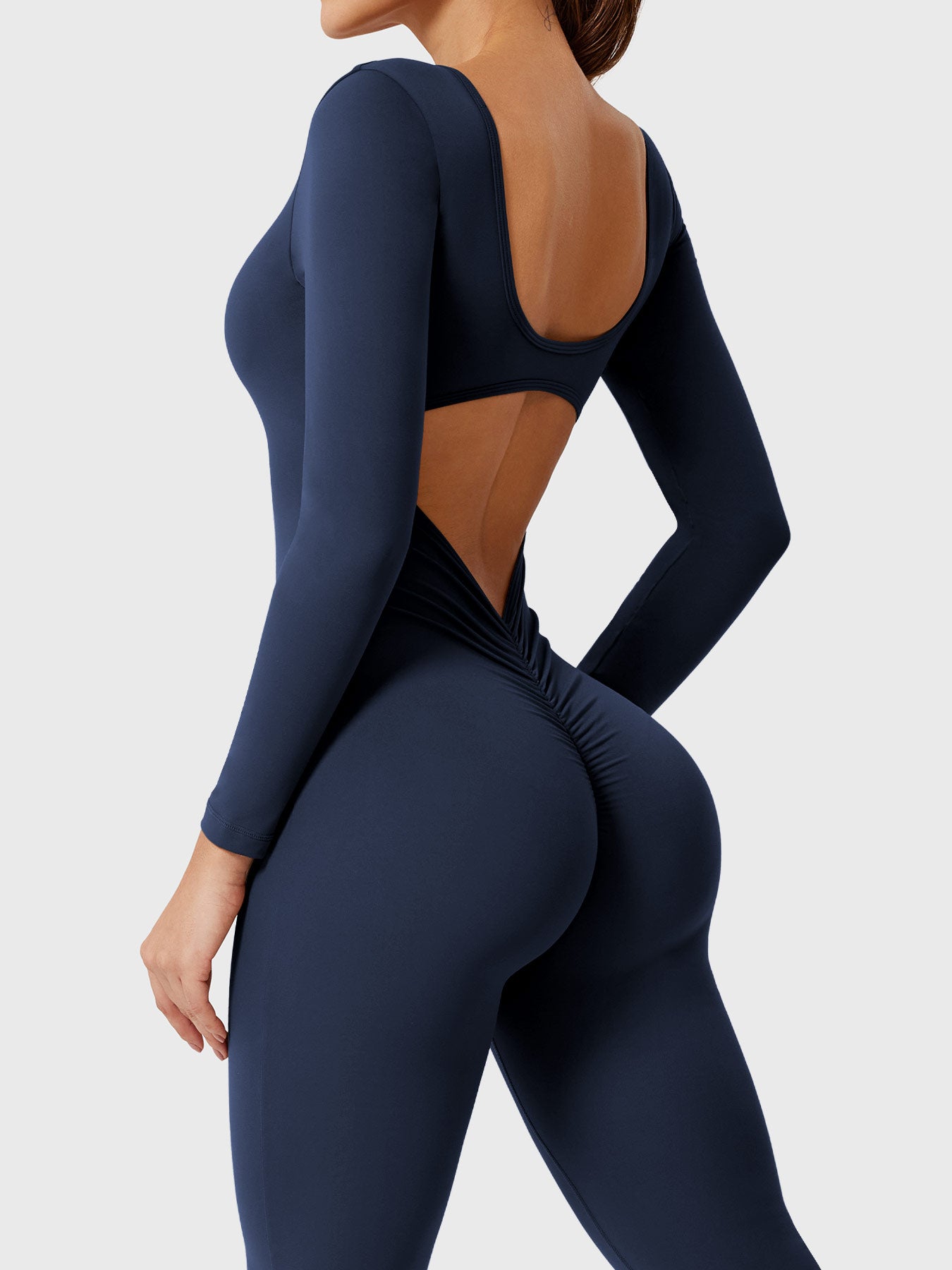 Vaeryn Lizvette Flared Long Sleeve Jumpsuit
