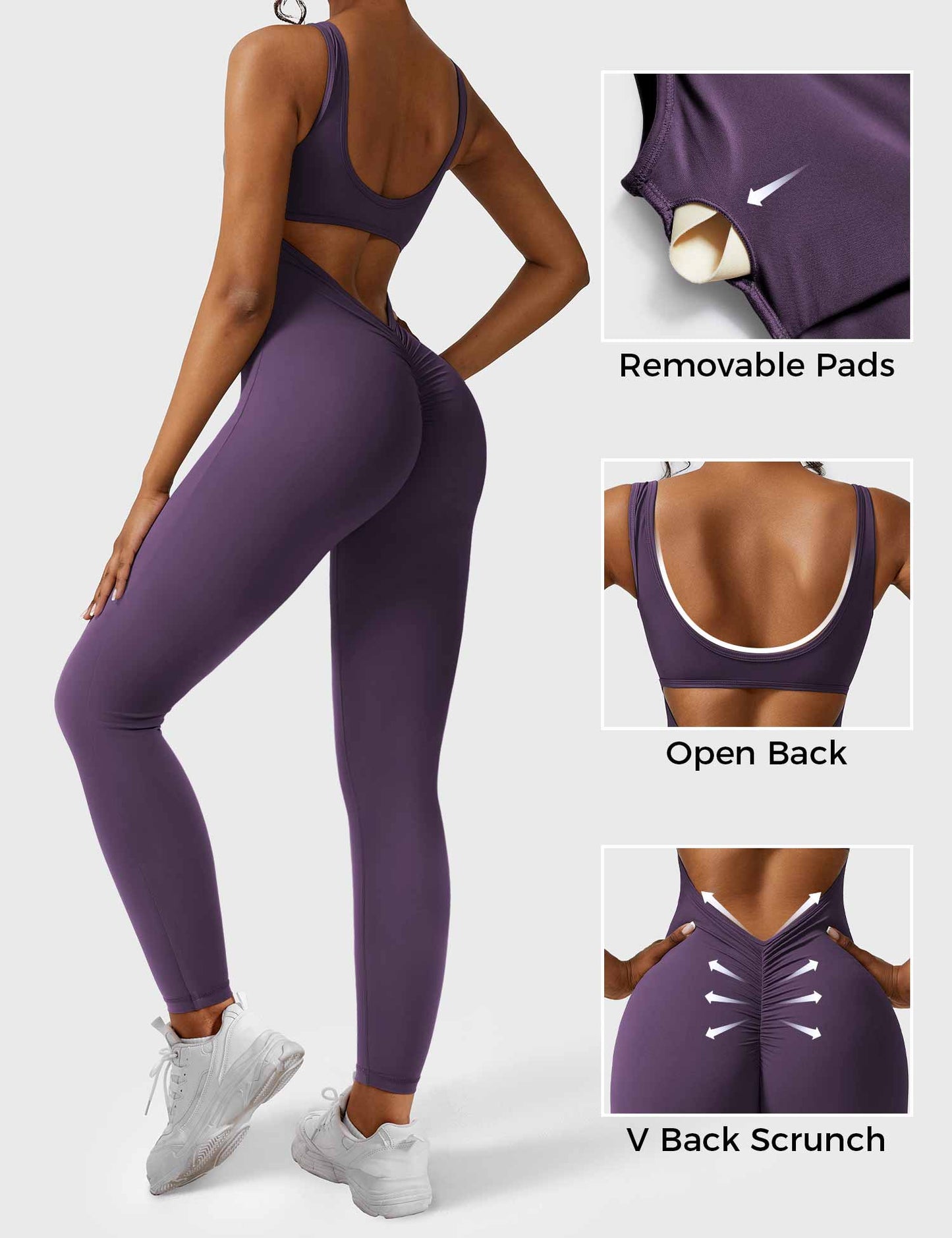 Vaeryn Lizvette V-Back Jumpsuit