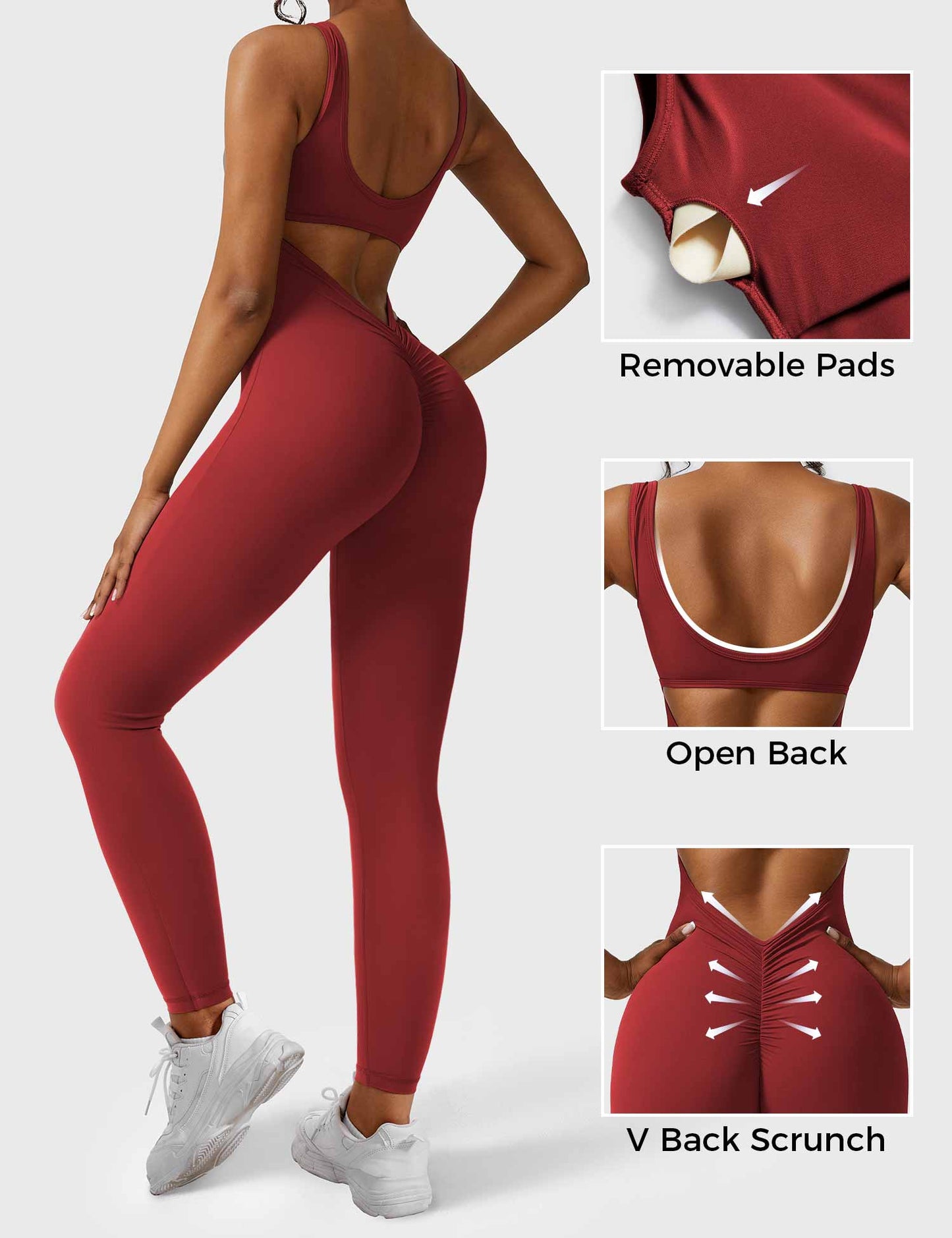 Vaeryn Lizvette V-Back Jumpsuit