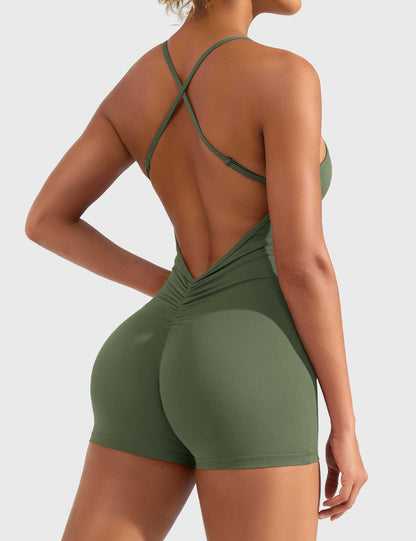 Vaeryn Liza V-Back Romper