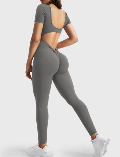 Vaeryn Lizvette Short Sleeves Jumpsuit