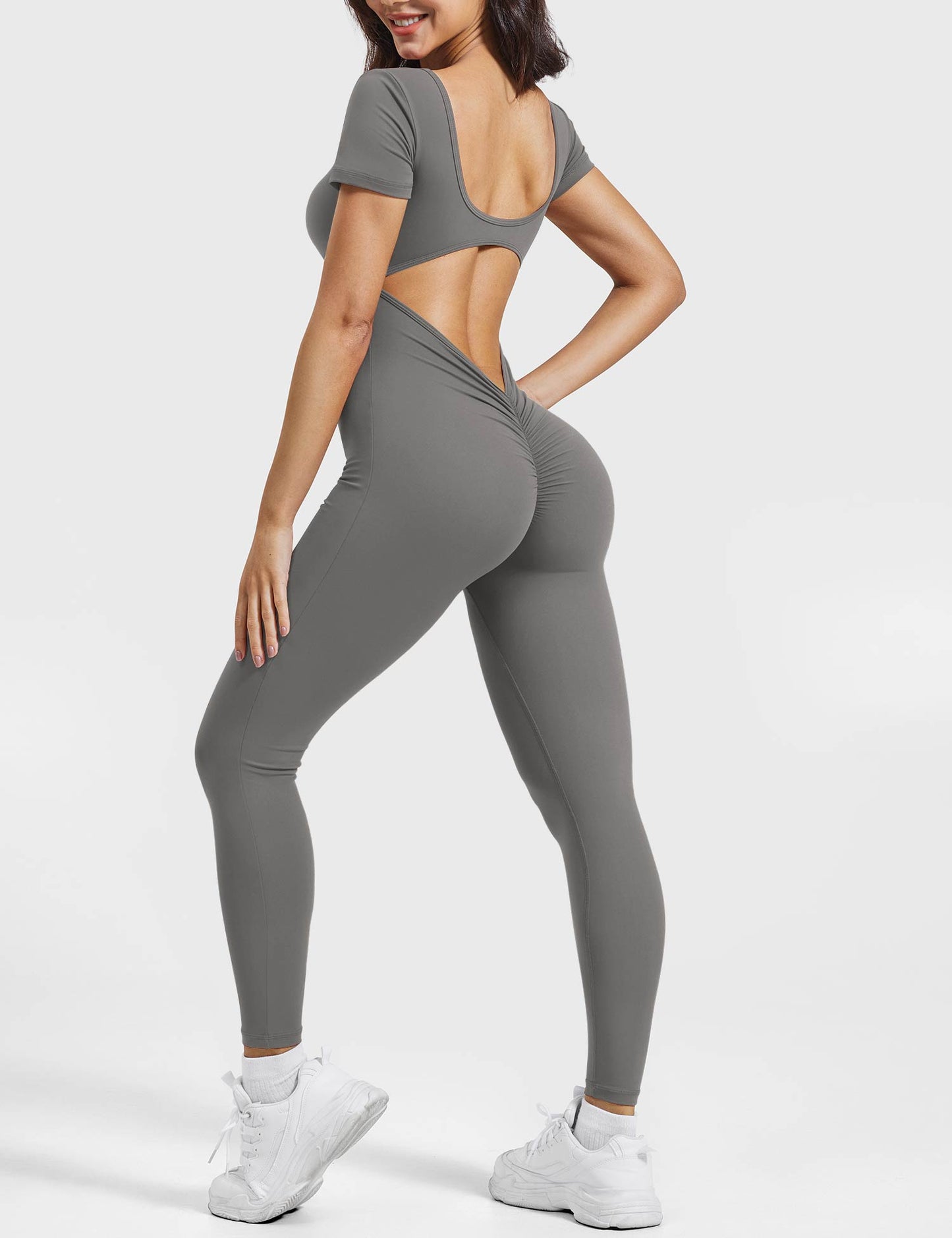 Vaeryn Lizvette Short Sleeves Jumpsuit