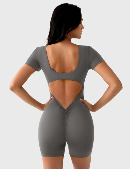 Vaeryn Lizvette Short Sleeves Romper