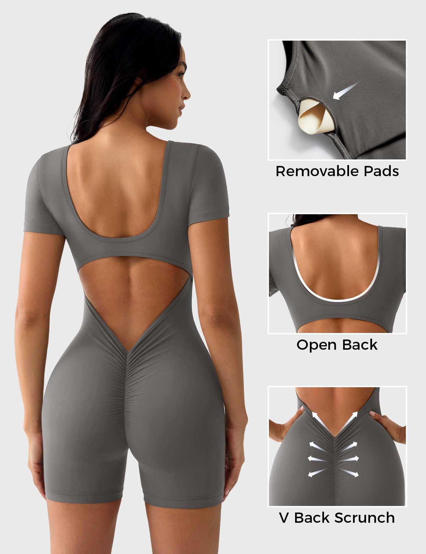 Vaeryn Lizvette Short Sleeves Romper