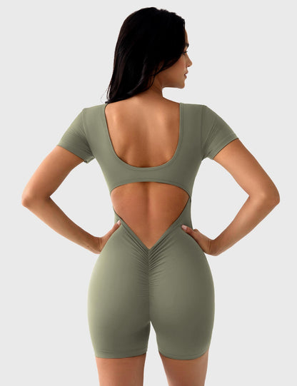 Vaeryn Lizvette Short Sleeves Romper