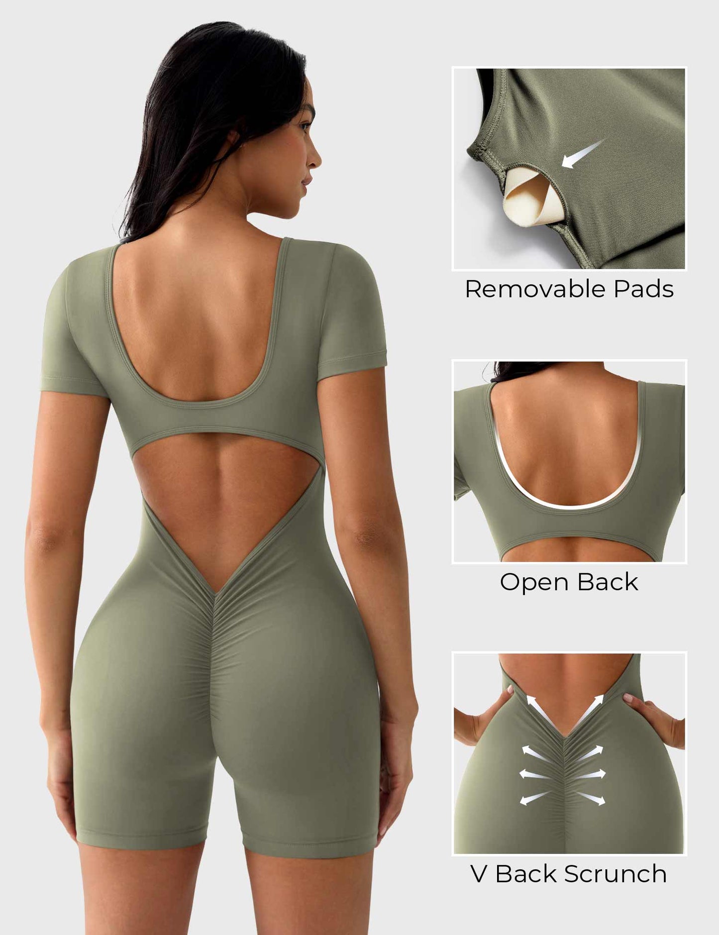 Vaeryn Lizvette Short Sleeves Romper