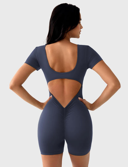 Vaeryn Lizvette Short Sleeves Romper