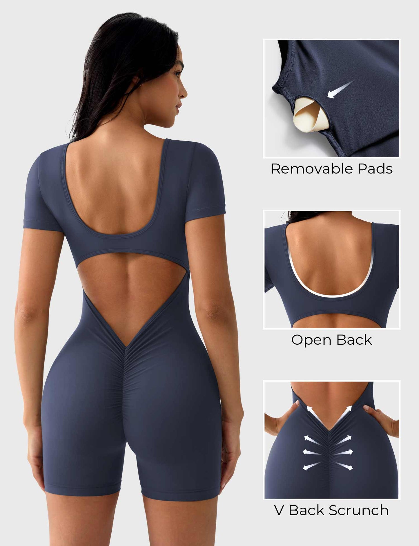 Vaeryn Lizvette Short Sleeves Romper