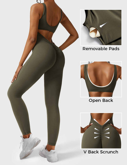 Vaeryn Lizvette V-Back Jumpsuit