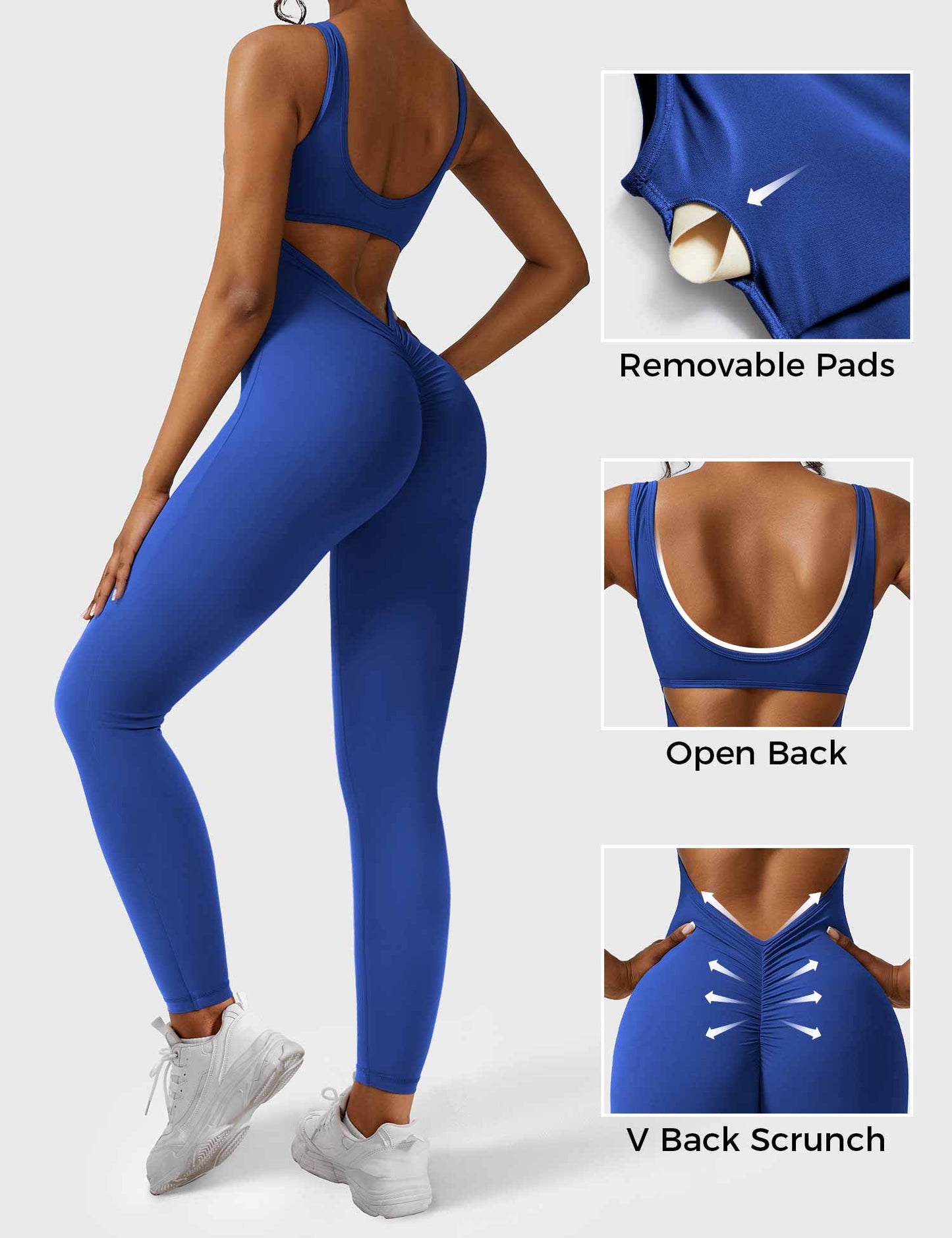 Vaeryn Lizvette V-Back Jumpsuit