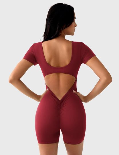 Vaeryn Lizvette Short Sleeves Romper