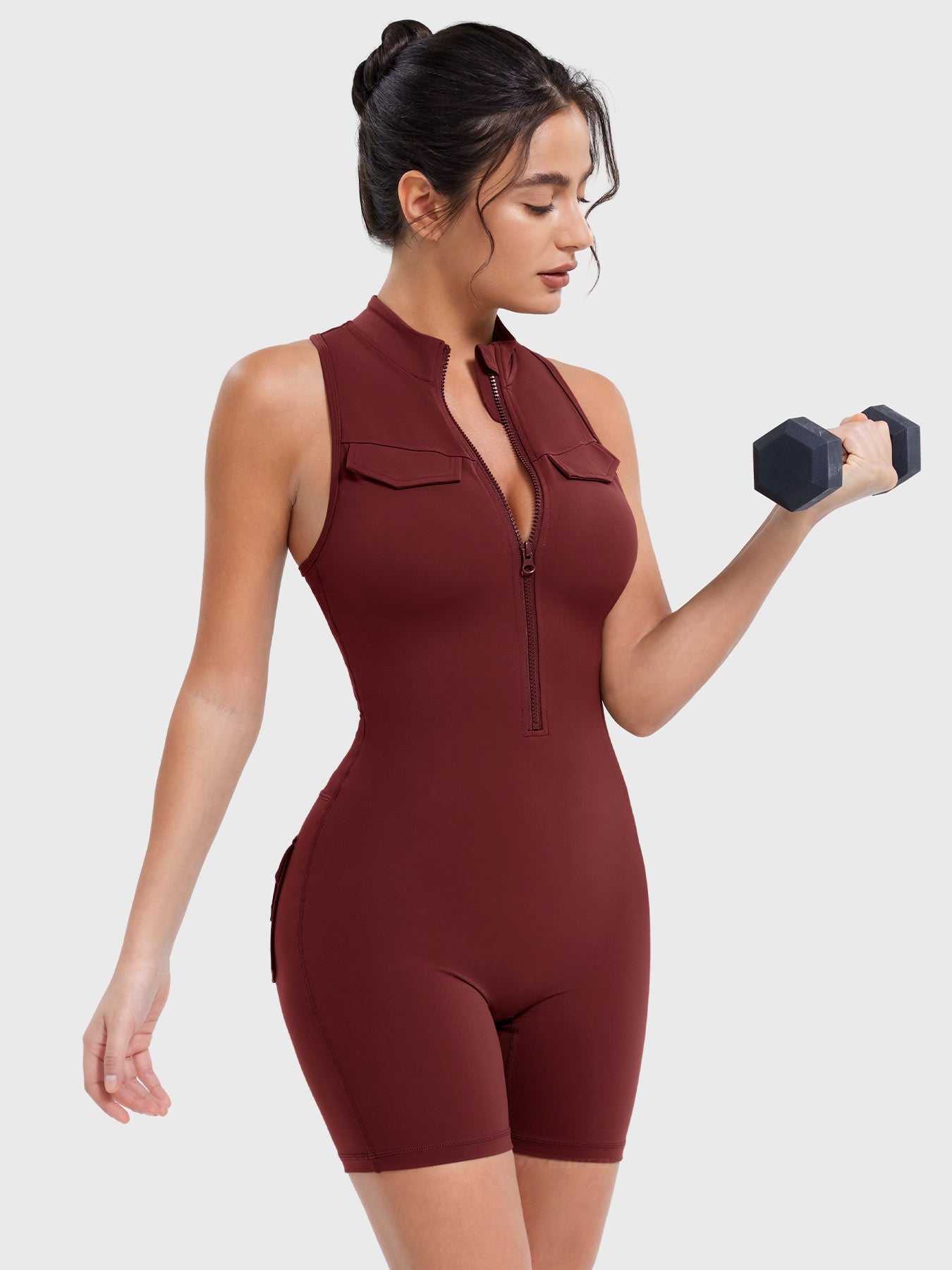 Vaeryn Samantha CoreFlex Romper with Pockets