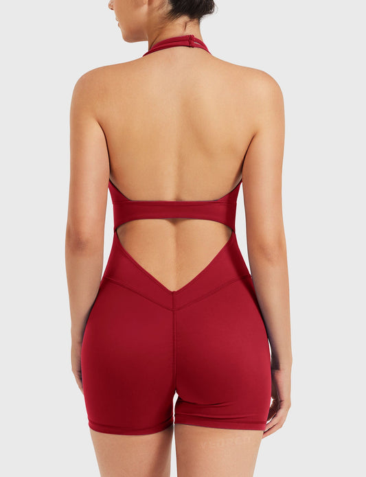 Yeoreo Joceline Backless Halter Romper
