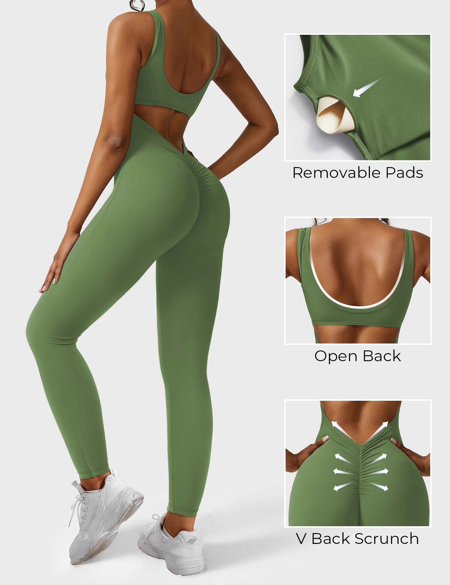 Vaeryn Lizvette V-Back Jumpsuit