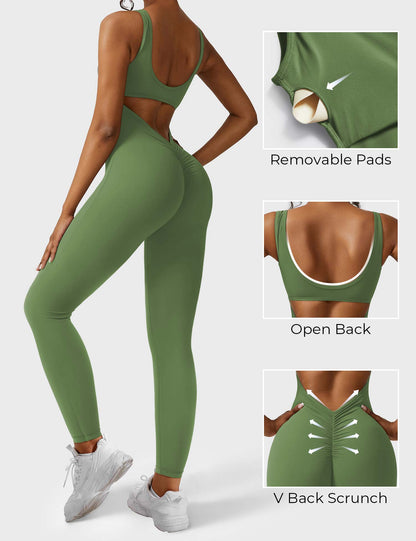 Vaeryn Lizvette V-Back Jumpsuit
